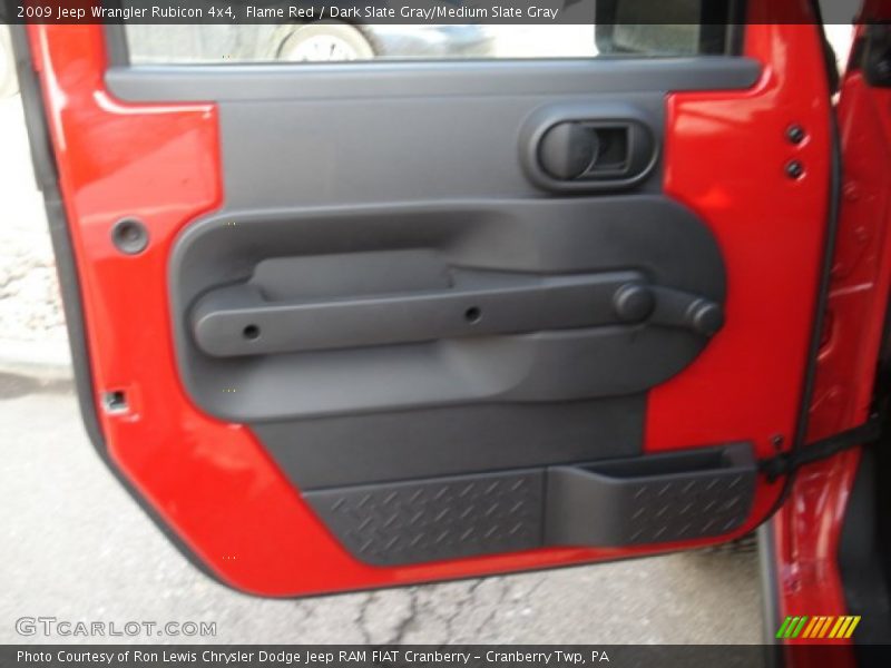 Flame Red / Dark Slate Gray/Medium Slate Gray 2009 Jeep Wrangler Rubicon 4x4