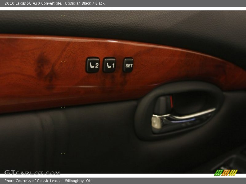 Obsidian Black / Black 2010 Lexus SC 430 Convertible