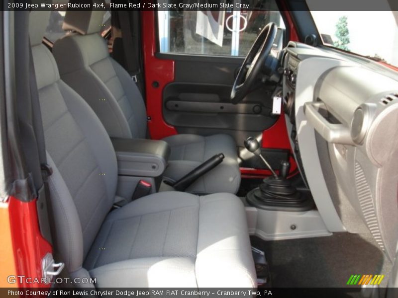 Flame Red / Dark Slate Gray/Medium Slate Gray 2009 Jeep Wrangler Rubicon 4x4