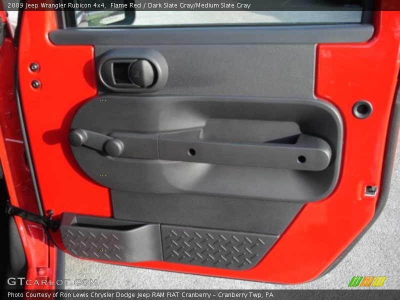 Flame Red / Dark Slate Gray/Medium Slate Gray 2009 Jeep Wrangler Rubicon 4x4