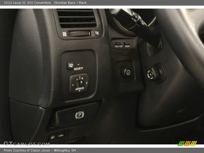 Obsidian Black / Black 2010 Lexus SC 430 Convertible