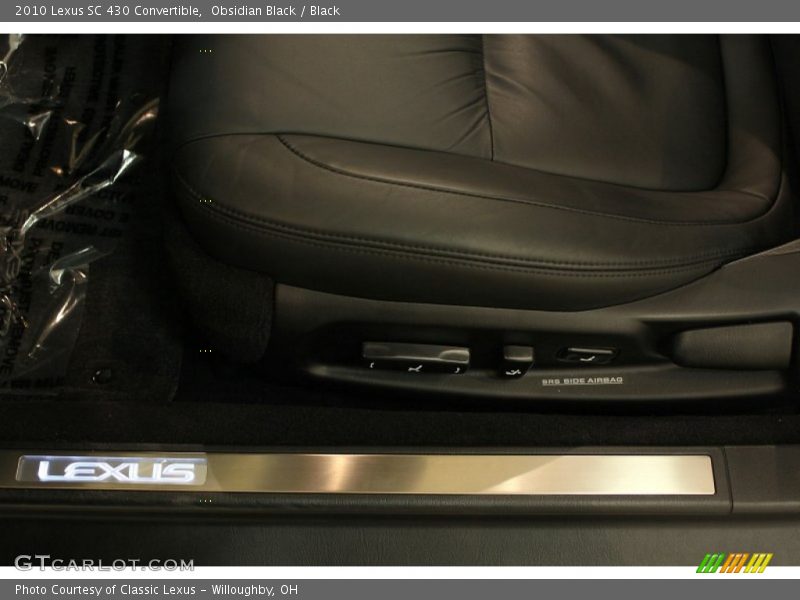 Obsidian Black / Black 2010 Lexus SC 430 Convertible