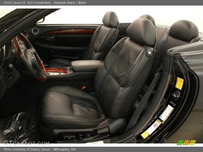  2010 SC 430 Convertible Black Interior
