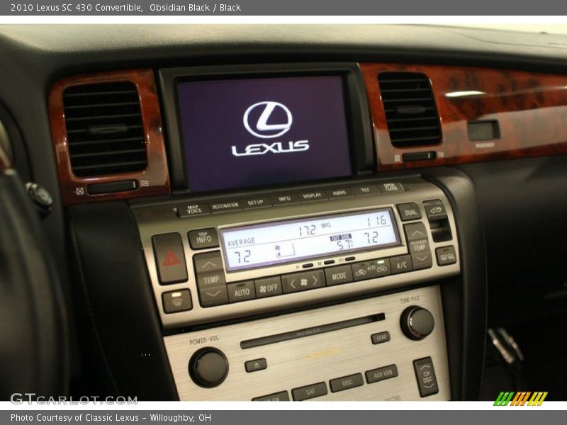Obsidian Black / Black 2010 Lexus SC 430 Convertible