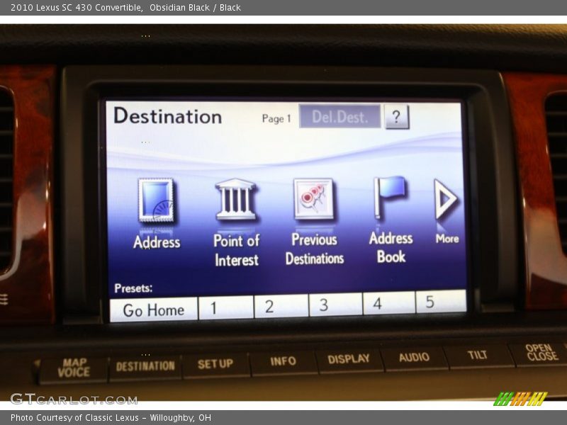 Obsidian Black / Black 2010 Lexus SC 430 Convertible