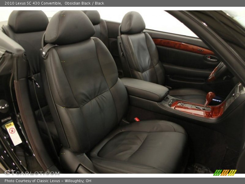 Obsidian Black / Black 2010 Lexus SC 430 Convertible