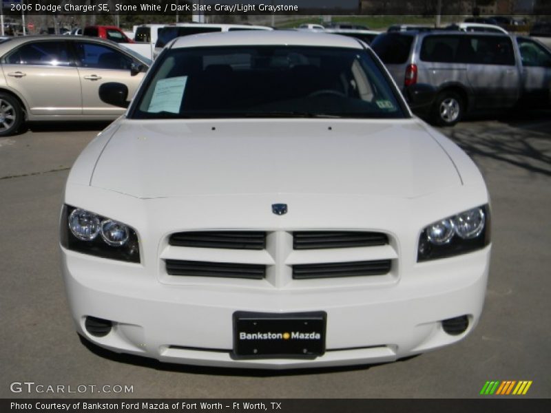 Stone White / Dark Slate Gray/Light Graystone 2006 Dodge Charger SE