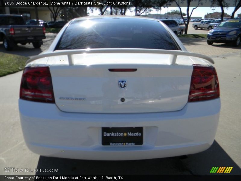 Stone White / Dark Slate Gray/Light Graystone 2006 Dodge Charger SE