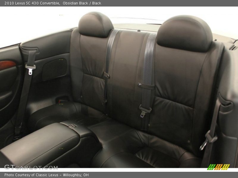 Obsidian Black / Black 2010 Lexus SC 430 Convertible