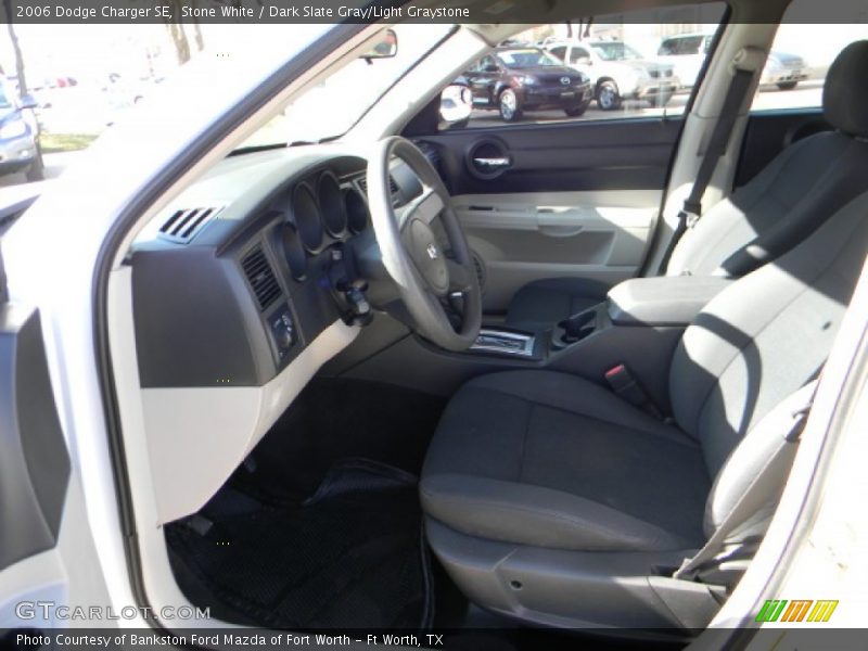 Stone White / Dark Slate Gray/Light Graystone 2006 Dodge Charger SE