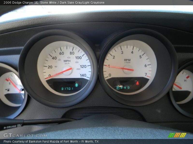 Stone White / Dark Slate Gray/Light Graystone 2006 Dodge Charger SE