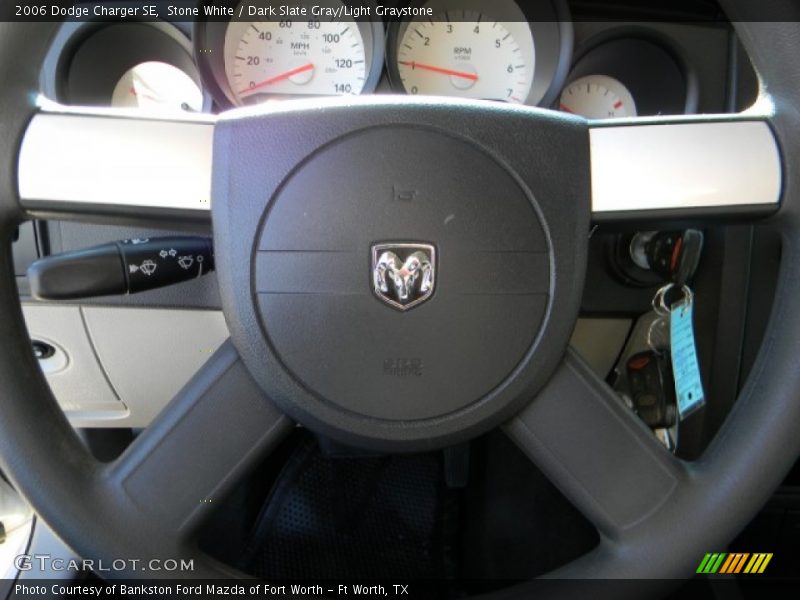 Stone White / Dark Slate Gray/Light Graystone 2006 Dodge Charger SE