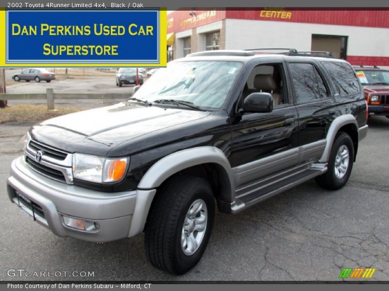 Black / Oak 2002 Toyota 4Runner Limited 4x4