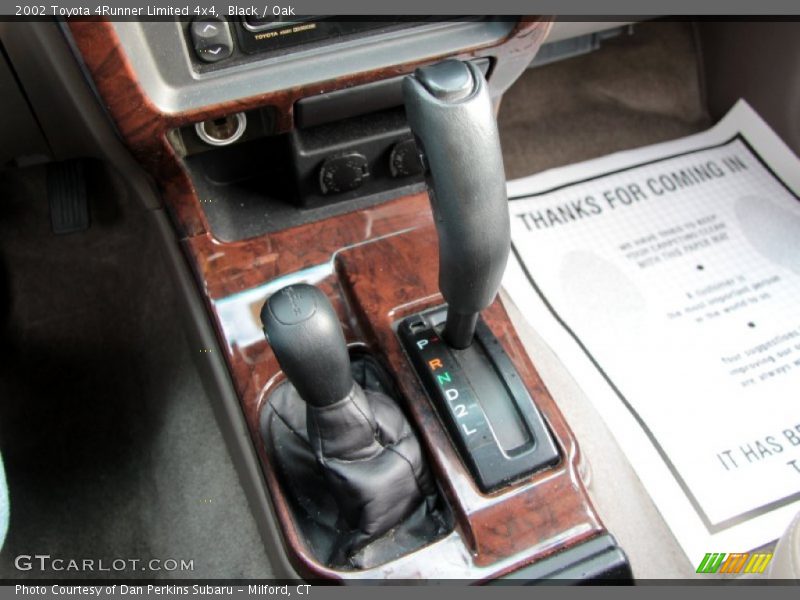 Black / Oak 2002 Toyota 4Runner Limited 4x4