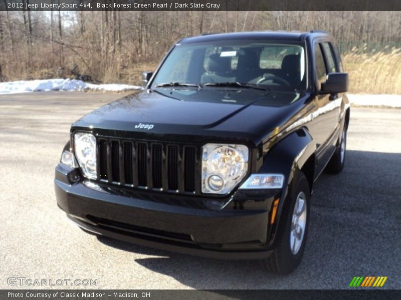 Black Forest Green Pearl / Dark Slate Gray 2012 Jeep Liberty Sport 4x4