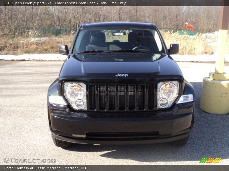 Black Forest Green Pearl / Dark Slate Gray 2012 Jeep Liberty Sport 4x4