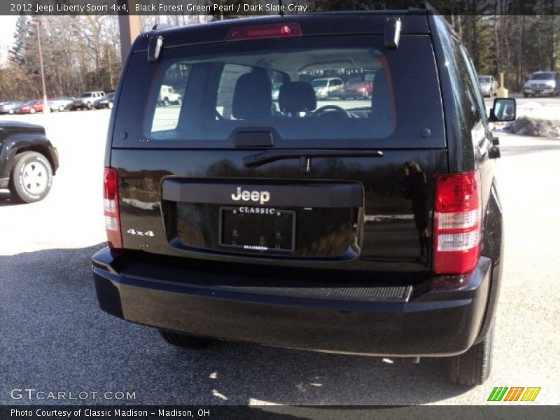 Black Forest Green Pearl / Dark Slate Gray 2012 Jeep Liberty Sport 4x4