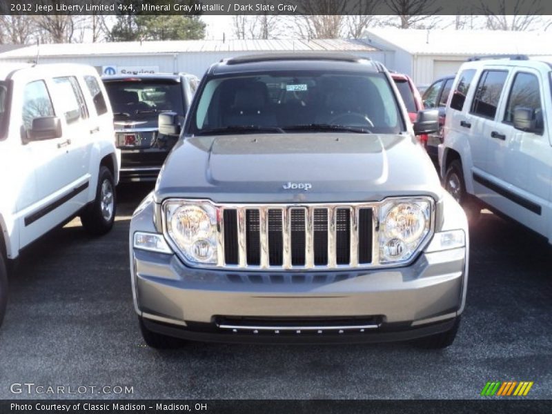 Mineral Gray Metallic / Dark Slate Gray 2012 Jeep Liberty Limited 4x4