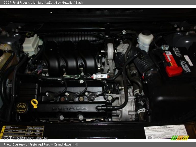Alloy Metallic / Black 2007 Ford Freestyle Limited AWD