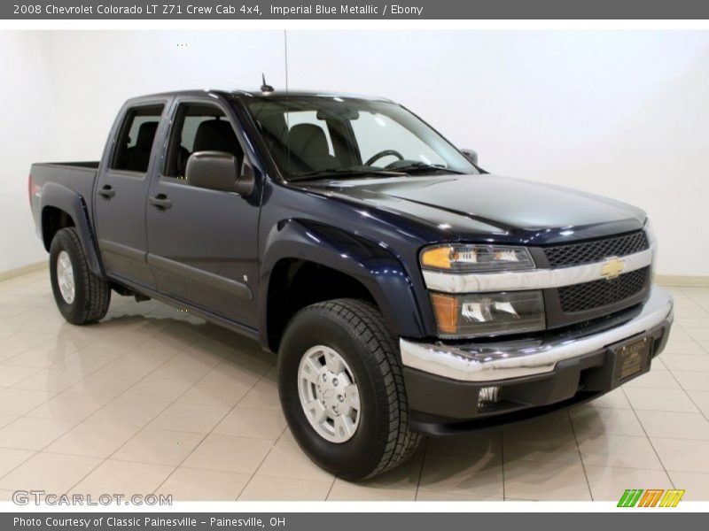 Imperial Blue Metallic / Ebony 2008 Chevrolet Colorado LT Z71 Crew Cab 4x4