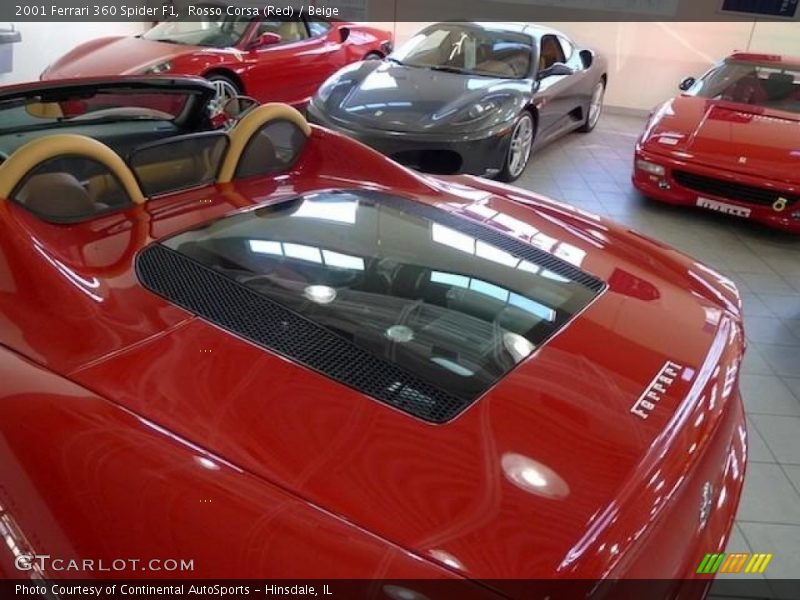 Rosso Corsa (Red) / Beige 2001 Ferrari 360 Spider F1
