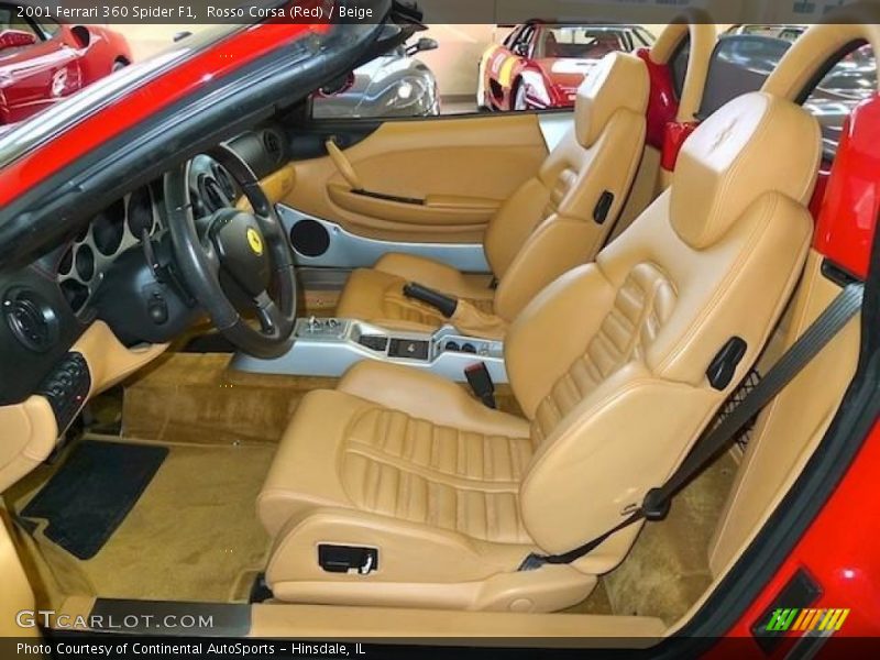  2001 360 Spider F1 Beige Interior