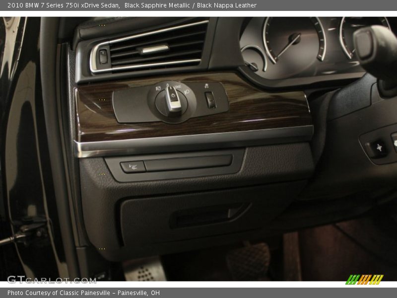 Black Sapphire Metallic / Black Nappa Leather 2010 BMW 7 Series 750i xDrive Sedan