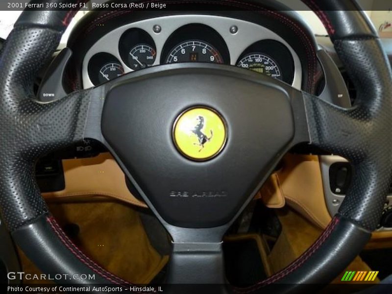  2001 360 Spider F1 Steering Wheel