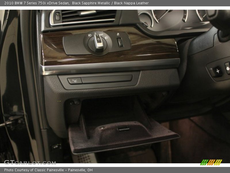 Black Sapphire Metallic / Black Nappa Leather 2010 BMW 7 Series 750i xDrive Sedan