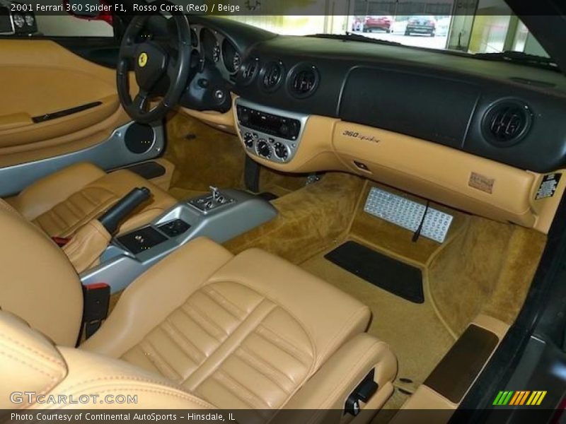 Dashboard of 2001 360 Spider F1