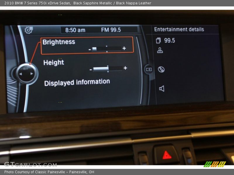 Black Sapphire Metallic / Black Nappa Leather 2010 BMW 7 Series 750i xDrive Sedan