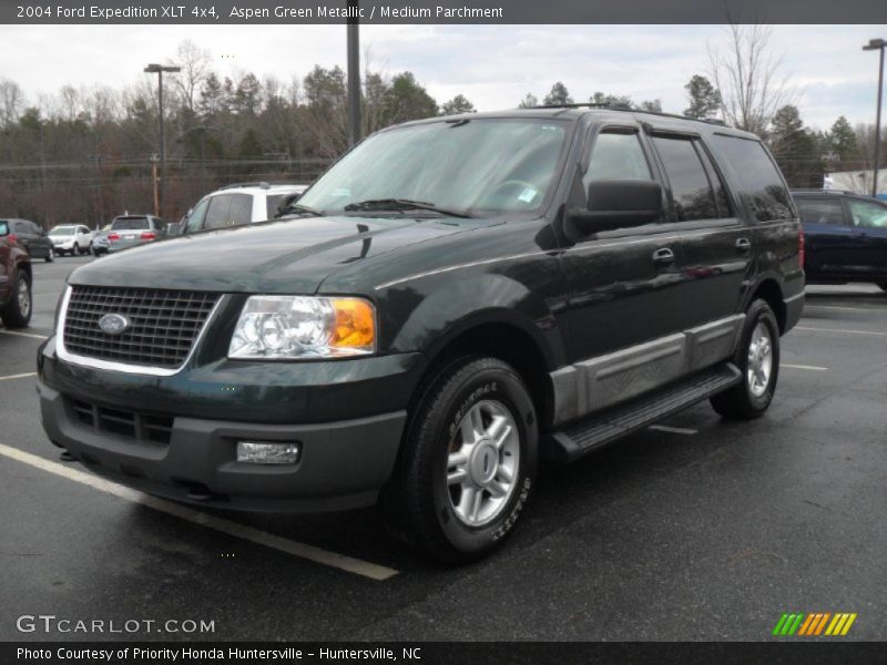 Aspen Green Metallic / Medium Parchment 2004 Ford Expedition XLT 4x4