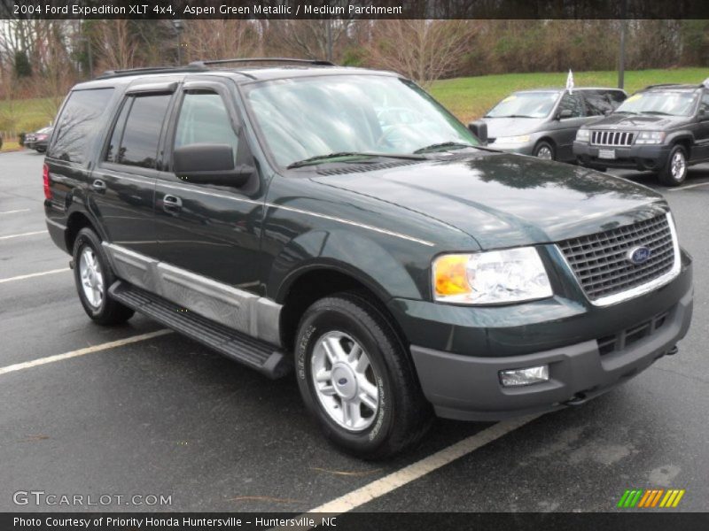 Aspen Green Metallic / Medium Parchment 2004 Ford Expedition XLT 4x4