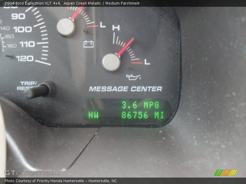Aspen Green Metallic / Medium Parchment 2004 Ford Expedition XLT 4x4