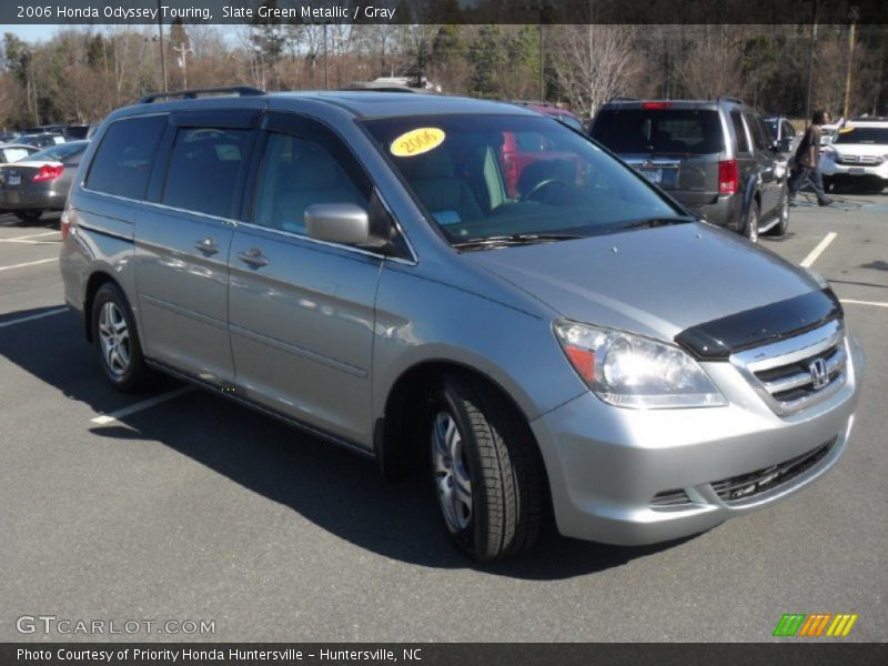 Slate Green Metallic / Gray 2006 Honda Odyssey Touring