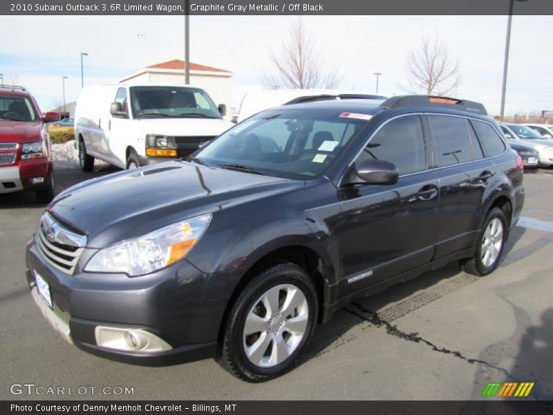 Graphite Gray Metallic / Off Black 2010 Subaru Outback 3.6R Limited Wagon