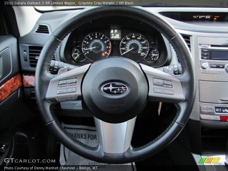  2010 Outback 3.6R Limited Wagon Steering Wheel