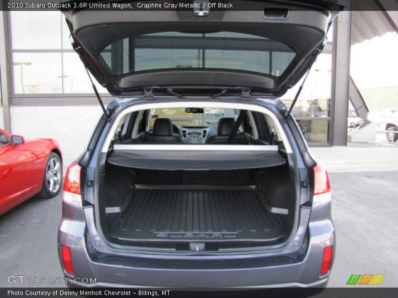 Graphite Gray Metallic / Off Black 2010 Subaru Outback 3.6R Limited Wagon