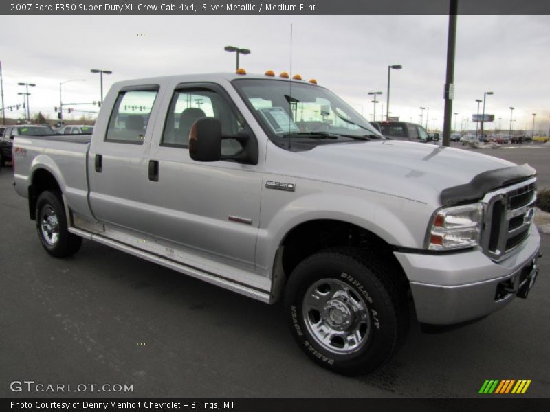 Silver Metallic / Medium Flint 2007 Ford F350 Super Duty XL Crew Cab 4x4