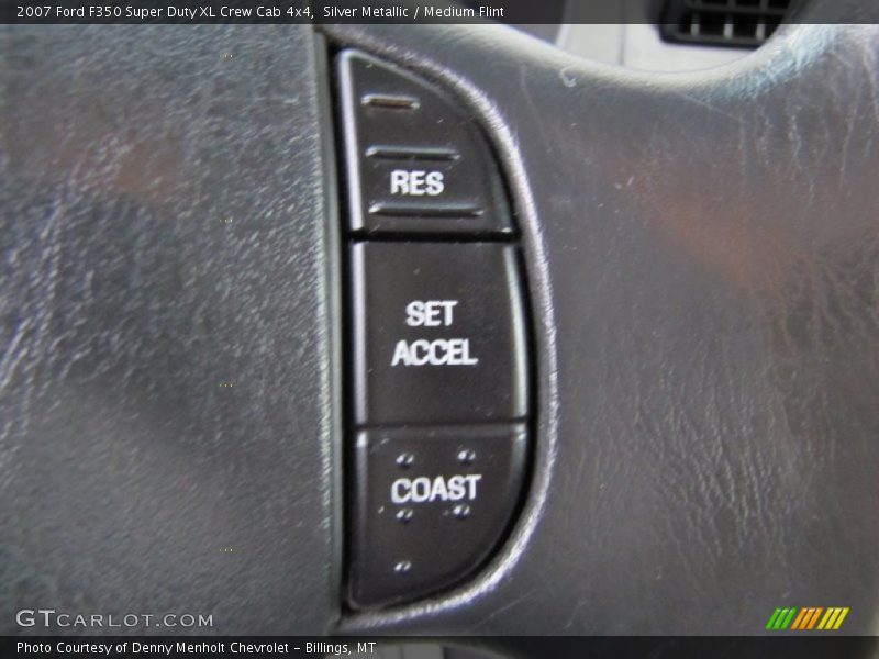 Silver Metallic / Medium Flint 2007 Ford F350 Super Duty XL Crew Cab 4x4