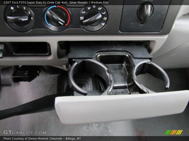 Silver Metallic / Medium Flint 2007 Ford F350 Super Duty XL Crew Cab 4x4