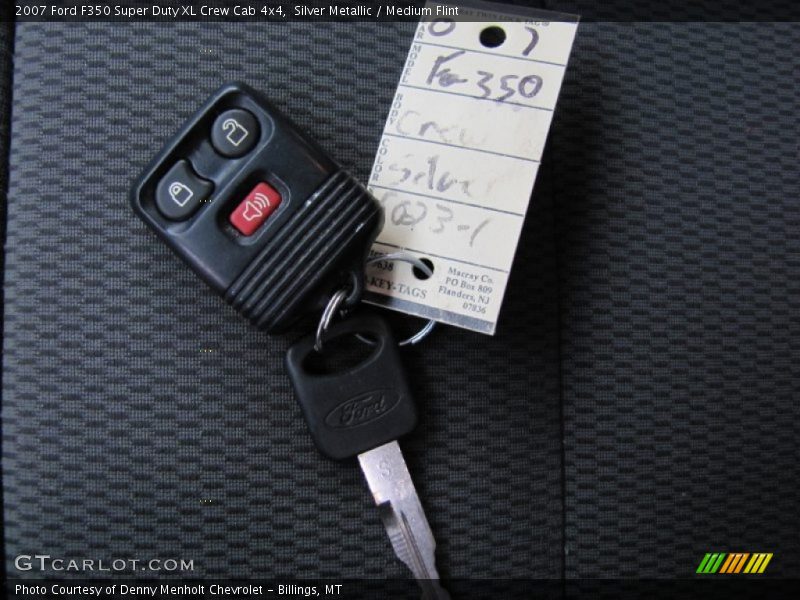 Silver Metallic / Medium Flint 2007 Ford F350 Super Duty XL Crew Cab 4x4