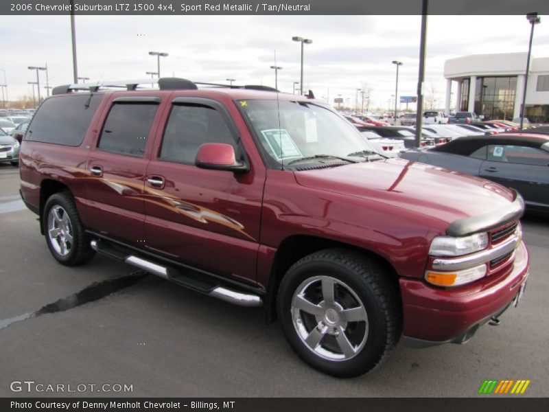 Sport Red Metallic / Tan/Neutral 2006 Chevrolet Suburban LTZ 1500 4x4