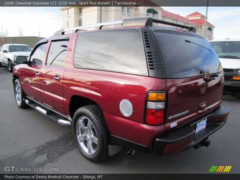 Sport Red Metallic / Tan/Neutral 2006 Chevrolet Suburban LTZ 1500 4x4