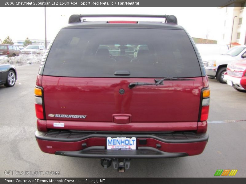 Sport Red Metallic / Tan/Neutral 2006 Chevrolet Suburban LTZ 1500 4x4