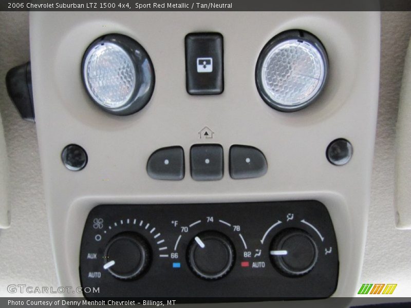 Controls of 2006 Suburban LTZ 1500 4x4