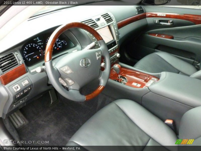  2011 LS 460 L AWD Black Interior