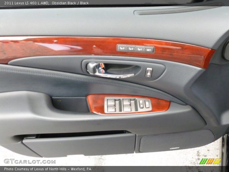 Obsidian Black / Black 2011 Lexus LS 460 L AWD