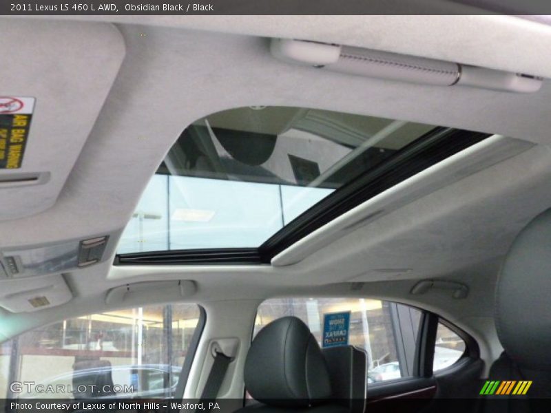 Obsidian Black / Black 2011 Lexus LS 460 L AWD