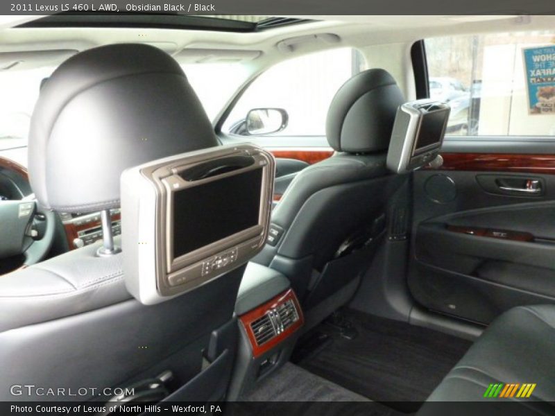 Obsidian Black / Black 2011 Lexus LS 460 L AWD